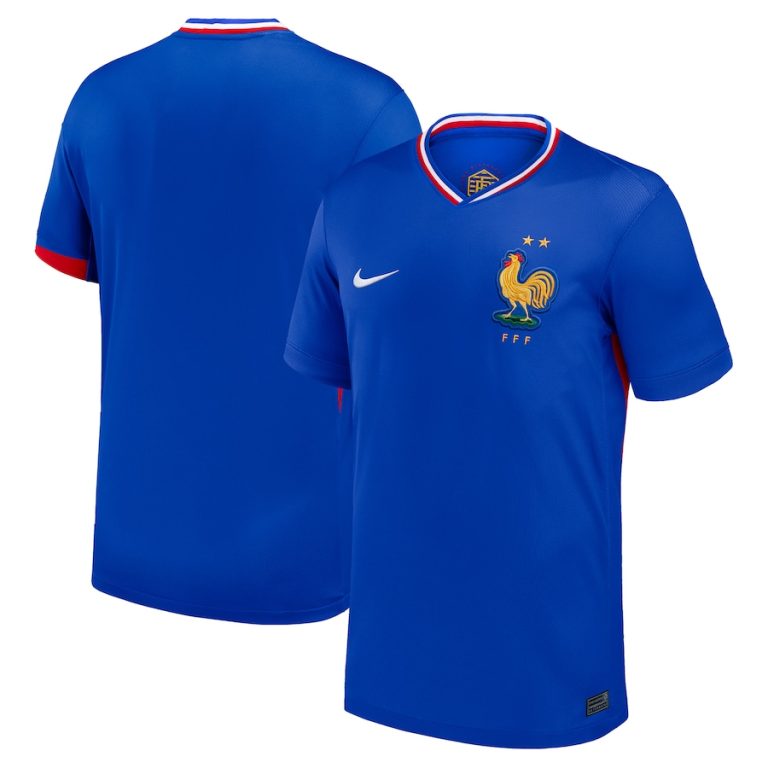 Maillot Equipe de France Euro 2024 Domicile Bleu